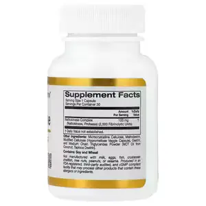 Наттокіназа 2000 FU,California Gold Nutrition, 30 капсул