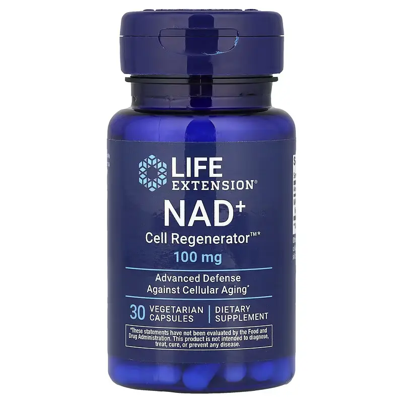 Никотинамид рибозид 100 мг NAD + Cell Regenerator,Life Extension, 30 капсул