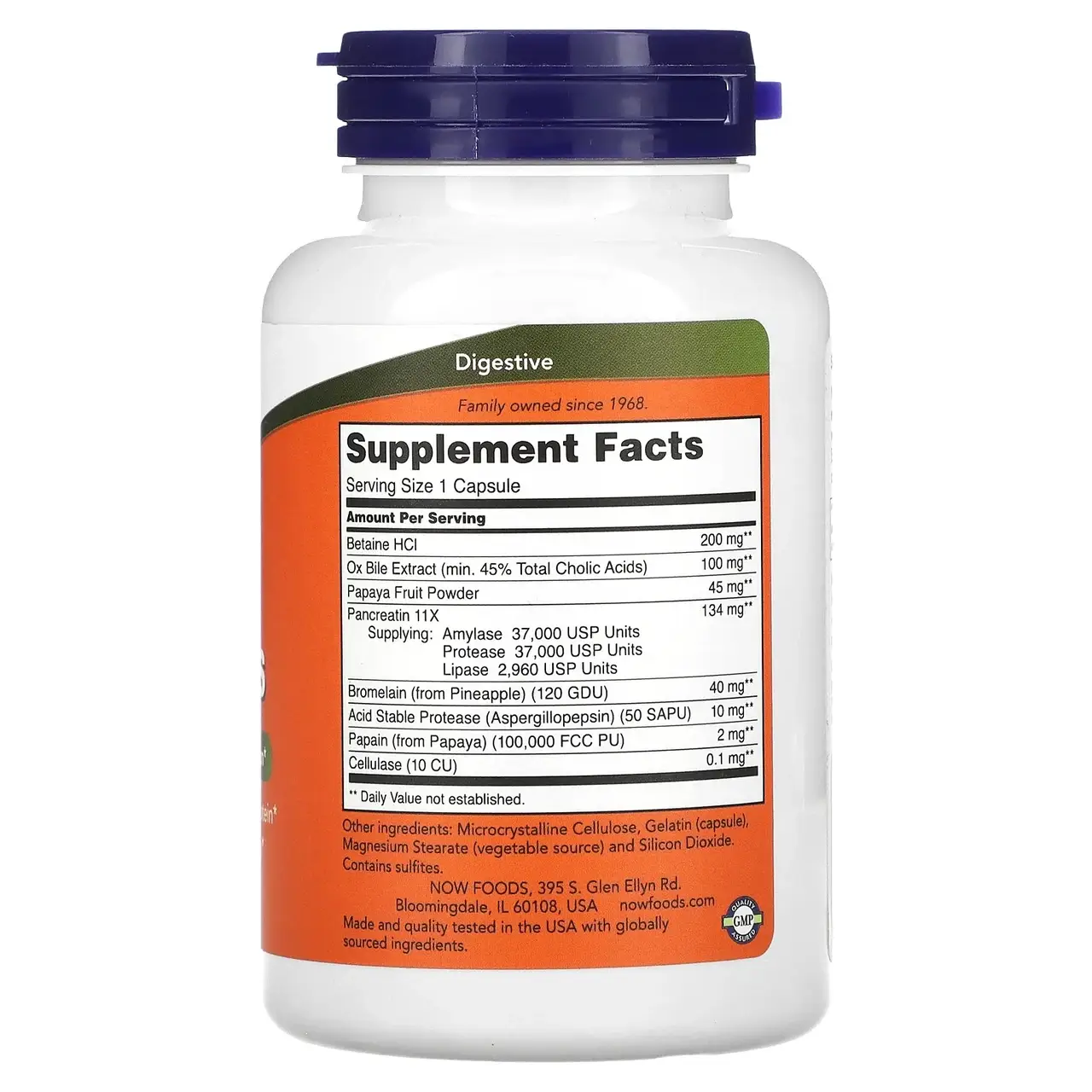 Комплекс Ферментів для травлення,NOW Foods, 90 капсул